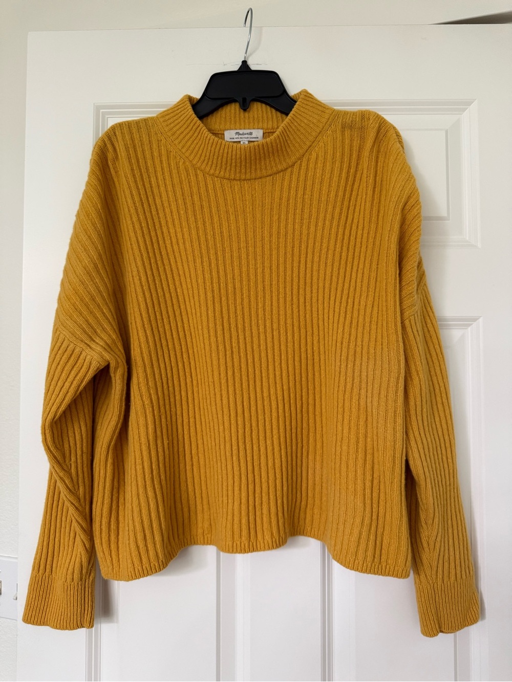 Madewell Cashmere Blend Mock Neck Sweater